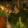 Garden Decor Landscape Lamp Outdoor Lawn Metal Retro Solar LED String Light Watering Can