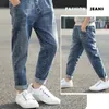 Jeans 1PC Kids Baby Boys Jeans Cotton Clothes Clothing Pants Toddler Infant Boy Tops Denim Trousers Children Wears 4-11 Yeas 230614