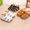 Sandals Boys Soft Leather ClosedToe Toddler Baby Summer Shoes and Girls Children Beach Sport Kids CSH130 230615