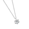 ld6d 체인 1ct 2ct d 컬러 여성을위한 실제 Moissanite 펜던트 목걸이 SIX CLAW S925 스털링 실버 웨딩 신부 보석 도매