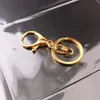 Key Rings 50pcs 30mm Keyring Multiple Colors Key Chains Rings Round Golden Silver-Plate Hook Lobster Clasp Keychain 230614