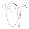 Fashion design chain lanyard sunglasses irregular trend ladies sunglasses