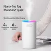 Humidifiers USB Portable 300ml Electric Air Humidifier Aroma Diffuser Cool Mist Sprayer with Colorful Night Light for Household Car