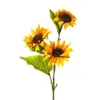 Fiori secchi 50 cm di lunghezza caduta fiori artificiali di seta fai da te ramo per la casa matrimonio decorazione autunnale finto girasole di plastica