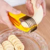 Stainless Steel Banana Cutter Fruit Vegetable Sausage Slicer Salad Sundaes Tools Cooking Tools