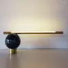 Lampy stołowe marmurowe kreatywne złoto LED światło nordyckie norduic Designer lampa do sypialni mieszkalnej Badanie Badanie czytania oświetlenie biurka