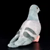 Plush Dolls 19 cm High Realistic Grey Hill Plush Toys Soft Lifelike Pigeons Birds Stuffed Animals Toy Gifts For Kids 230614