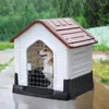 Chat Lits Chenil En Gros Golden Retriever En Plastique Chien Maison En Plein Air Imperméable À La Pluie Teddy Pet Lit Chaud Villa