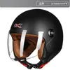 Casques de moto GXT casque de voiture électrique quatre saisons demi rétro printemps et automne personnalité sécurité pour hommes femmes