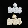 DUYIZHAO Iced Out Hip Hop Tasche Brief Anhänger Halskette Mode Schmuck US-Dollar Anhänger Halskette Für Rapper Männer Frauen Großhandel