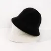 Beretti cappello da cappello da secchio donne inverno angora soffice accessorio per vacanze calde per giovane donna all'aperto