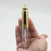 Tubos de brillo de labios Gold Crown - Envases vacíos DIY de 8 ml para cosméticos con varilla aplicadora y tapón de rosca Ltlrb