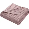Cobertor de resfriamento ponderado Cobertor de toalha de malha de algodão puro Respirável Cobertura de sofá xadrez Decorativo Colcha para decoração de casa R230615