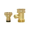 Watering Equipments Brass Garden Tap Connector 3/4 Female To 5/8 Quick Car Wash Hose Copper Fittings 1pcs