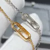 Uno designer pulseira tornozeleira para mulher diamante banhado a ouro 18k reproduções oficiais moda não desaparecerá presente requintado 005