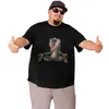 Herrpolos rafiki t-shirt stora höga tees plus storlek 4xl 5xl 6xl toppar anime djurtryck skjorta för pojkemän t-skjortor