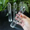 Gran Torre de cuarzo de cristal transparente natural Punta de cuarzo Cristal transparente Obelisco Varita de cristal curativo 85 cm 16 cm Nkfke