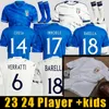 Italien Soccer Jerseys 125 -årsjubileum 1994 Retro Italy Long ärmar 22 23 24 Totti Chiesa Training Suit Italia Italia Football Shirt T Men Kids Kit Kit