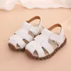Sandals Boys Soft Leather ClosedToe Toddler Baby Summer Shoes and Girls Children Beach Sport Kids CSH130 230615
