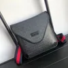 Mężczyźni Square Neo Vintage Messenger Bag luksusowe nylonowe flip płótno torebki pochette podwójne g ophidia ramię kobiety