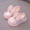 İlk Yürüyüşçüler Yürümeye Başlayan Kız Mary Jane Ayakkabı Çocuklar İçin Bebek Deri Ayakkabı Prenses Ayakkabı Partisi Dans Performans Ayakkabı İnci Bow Oxford Ayakkabı 57R 230614