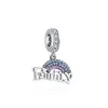 Per pandora charms autentici perline in argento 925 Ciondola Rossetto libellula Guanti Campane Perline