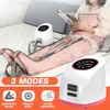 Leg Massagers Syeosye 3 Modes Air Compression Leg Massager Chambers Foot Arm Waist Therapy Pneumatic Wrap Relax Pain Pressotherapy Jambe 230614