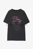 Camiseta feminina 2023ss AB Niche Women Designer t Shirt Leopard Head Print Washing Stir-fry Floco de neve Yeast Tee Vintage manga curta ANINEE T-shirt Tops J230615