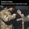 Giacche da uomo M65 Giacca tattica militare Giacca a vento impermeabile da uomo Felpa con cappuccio Sport Multi tasca