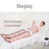 Leg Massagers Syeosye 3 Modes Air Compression Leg Massager Chambers Foot Arm Waist Therapy Pneumatic Wrap Relax Pain Pressotherapy Jambe 230614