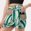 Saias Pôr do Sol Entre Folhas Saia Feminina Esporte Skort Com Bolso Moda Estilo Coreano 4Xl Nascer do Sol Folhagem