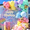 Садовые украшения красочные макароны воздушный шар гирлянда арка 1 -й день рождения