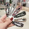 Strass Haarspange Mode Haarschmuck Frauen Kristall Hohl Wassertropfen Quadrat Dreieck Grips Haarnadel