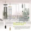 Dekoracje ogrodowe 6 Tubes Wind Chimes Garden Outdoor Living Dekoracja Metalowe wiatrowe wiszące ozdoby kawiarnie