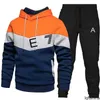 M3GV MĘŻCZYZNY MARKSUIT MARDY Zestaw nadruk 2023 Nowy wiosenny garnitur sportowy Casual Sweatsus Pants Mężczyzna jogging eA706788# gzlv