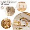 Rattles Mobiles Lets Make Baby Wooden Gym Stroller Bunny Hanging Pendant Toy Crochet Animal Bead Bracelet Infant Crib Mobile Rattle 230615