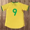 1998 Dunga Retro Mens voetbaljerseys R.Carlos Kaka 1994 Romario Pele 2000 Nationaal team Ronaldinho Rivaldo thuis weg doelman voetbal shirts uniformen uniformen