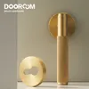 Serrature per porte Dooroom Set di leve per porte in ottone Zigrinato Privacy Passage Dummy Thumbturn Lock Maniglia Set Hardware zigrinato 230614