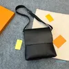 Petit sac à bandoulière pour hommes sacs de messager à bandoulière en cuir de luxe étanche sacoche d'affaires sac à main décontracté sacs à main solides