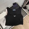 Womens TShirt Summer t shirt White Women Tops Tees Crop Top Ricamo Sexy tank top designer tshirt Black Tank Top Casual Womens Tops TShirts Knits Tees te J230615