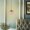 Pendant Lamps JMZM Nordic Copper Small Light Luxury Mini Chandelier Indoor Decorative For Living Room Study Bedroom Restaurant