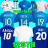 125th Italy Soccer Jerseys 125TH Anniversary Retro BAGGIO Italia VERRATTI CHIESA 1994 Maglie Da Calcio TOTTI 2023 Football Shirt BARELLA