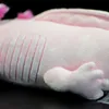 豪華な人形柔らかい生涯のaxolotlぬいぐるみおもちゃ現実的なかわいいaxolotl ambystom