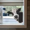 Djur PVC -klistermärken Giraff Cow Puppy Deer Window Wall Stickers Car Bakre vindrutan Party Props Farmhouse Decor Home Decoration