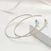 Hoop Huggie Kugg 100% 925 Sterling Silver 4,0mm Hoop Earring Big Circle Vintage Simple Party Earrings For Women Wedding Jewelry 230614