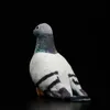 Plush Dolls 19 cm High Realistic Grey Hill Plush Toys Soft Lifelike Pigeons Birds Stuffed Animals Toy Gifts For Kids 230614