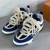 Designer Trainer Sneaker Men Runner Shoes Real Leather White Black Trainers Outdoor Sports Casual Shoes With Box No268