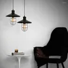 Lampes Suspendues Rustique Lumière Industrielle Vintage LED Entrepôt Suspendu Suspension Rétro Barre Linéaire