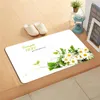 Ковры T #y6-1 Custom Natural Beautiful Flower Decor Decor Door Door Mats Mats Bath Pad #7.11-UI61