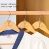 New 5Pcs Mini Clothes Hanger For Closet Connector Hook Stainless Steel Cascading Wardrobe Clothes Space Saving Organizer Rack Holder